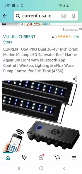 Current-usa 4226 Pro Dual 36-48 Inch Orbit Marine Ic Led Saltwater Reef Aq