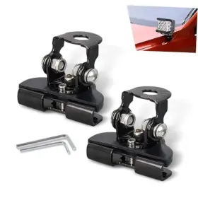 Dacirty Dacmpn5 2 Pcs Led Light Bar Mounting Bracket Safety Cushioning Metal Structure