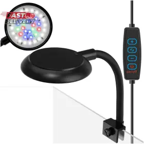 Datoo 313055511521 Mini Clip On Aquarium Light 7w Dimmable Small Fish Tank Usb Moving Lamp Wi
