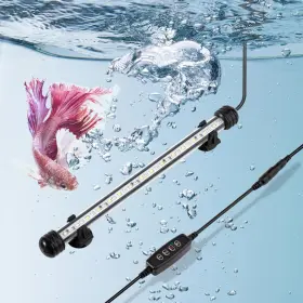 Datoo 614162677361 6w 11inch Submersible Aquarium Light Underwater Fish Tank Led Aqu
