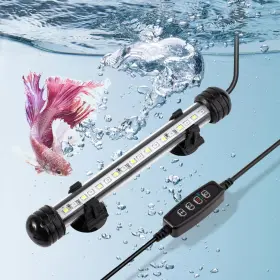 Datoo 744759173171 4w 7.5inch Submersible Aquarium Light Underwater Fish Tank Led Aquar