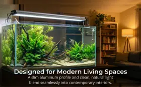Deeptech 704817168884 Full Spectrum Led Aquarium Light 18-22 Inch Adjustable Bracket Freshwater