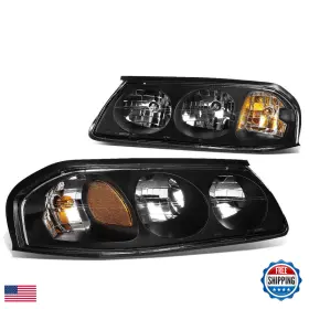 Dna Motoring B01k2kjieg Pair Factory Style Front Driving Headlights Compatible 00-05 Chevy