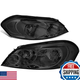 Dna Motoring B07d4z174t Hl-oh-ci06-sm-cl1 Smoke Lens Headlights Replacement For 06-13