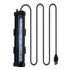 Dongker 774827521580 Aquarium Bubble Light 7-color Highlighting Waterproof Fish Tank Led B