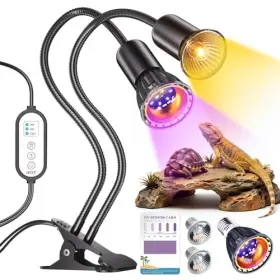 Dtzy B0fxmbc2cx Uv Reptile Heat Lamp Uva Uvb Light With Clamp And Timer For