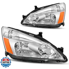 Dwvo B07d292j49 Headlight Assembly Compatible 03-07 2003 2004 2005 2006 2007 Accord