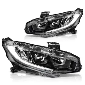 Dwvo B0cxpjtl4t Projector Headlights Assembly Daytime Running Lamps Compatible 2016 2017