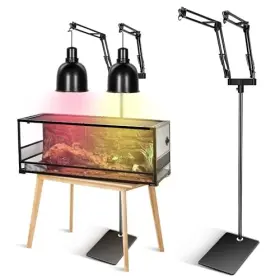 B0CYGG4RS3 ENHON Reptile Heat Lamp Stand Dual Flexible