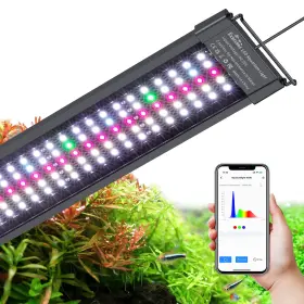 Erreloda Ftl-01 Bluetooth Led Aquarium Light With App Control 3 Modes For 18-24 Inch Fish Ta
