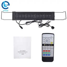 Etecgo 341366 72 Aquarium Led Light Full Spectrum Fish Tank Lights Adjustable With Timer Dimmer