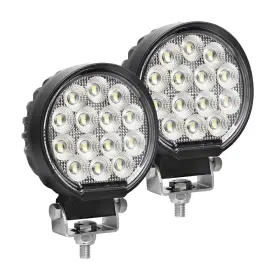 Exzeit B0cllmvrnp 112w Led Light Pods 4.5 Inch 150 Flood Work 12-24v For Truck Forklift