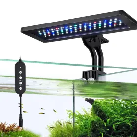 Finaqua Qsd-01 24/7 Led Aquarium Light Simulates Sunrise To Sunset Full Spectrum Adjusta