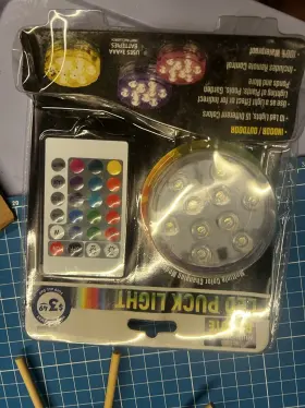 Fine Life Products 841437126846 Remote-control Color Changing Led Submersible Light / Factory Sealed Fish Tank