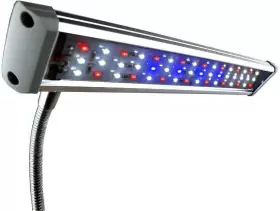 Finnex 696602806418 Fugeray Planted Aquarium Led Light Plus Moonlights Cliplight Silver 10