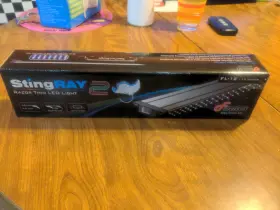 Finnex Fl-12 Stingray 2 Razor Thin Led Light 12 Inch Aquarium Silver New In Box