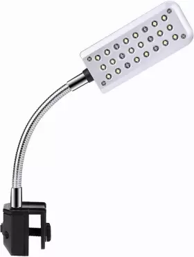 Firestar Corporation Xy0040 Aquarium Light Clip On Fish Tank Lighting Small For Rimless