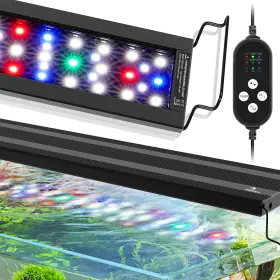 Fishkeeper Yus027-36w 24/7 Auto-cycle Smart Led Aquarium Light - 8 Colors Rgb Custom Timer I