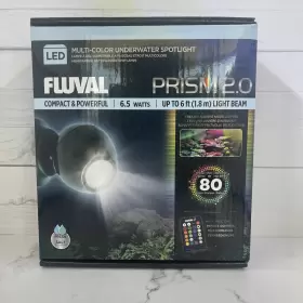 Fluval 14545 Prism Multi-color Underwater Led Spotlight - Black
