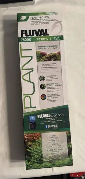 Fluval 16885 Plant 4.0 Led 15 - 24 Inch Extendable Light For Aquariums