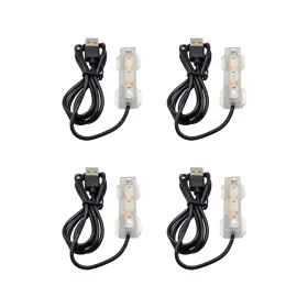 Flylin 2023075 4pcs 5v Usb Aquarium Light Smal Decoration Led Lighting Lamp Water