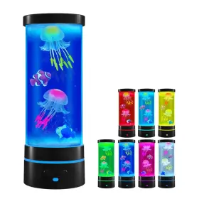 Fmuxpt 789548558432 Led Fantasy Jellyfish Lamp 8 - Color Remote Controlled Simulated Moving Je