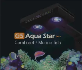 G5 Aquastar Aquastar-95w 95w Dimmable Timing Aquarium Light-6 Led Channels For 27 Inch 39 Or 70 100cm Tank