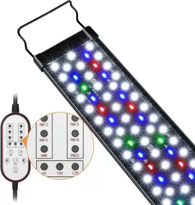 Gamalta 689997621766 Aquarium Light 14w 24/7 Natural Mode - Sunrise/daylight/moonlight And Gamalta 689997621766 Aquarium Light 14w 24/7 Natural Mode - Sunrise/daylight/moonlight And