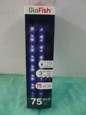 Glofish 046798786566 New Color Changing Cycle Light 75gal Fish Aquarium 3 Modes 10 Inch