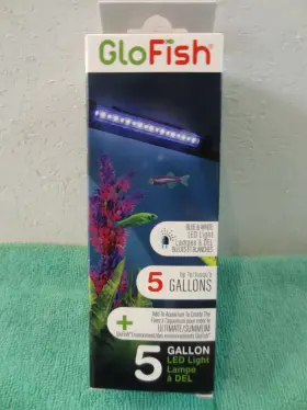 Glofish 046798786573 New 5 Gallon Led Light Blue/white - #aq-78657