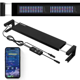 Glowrium Gc019001 Saltwater Aquarium Light Smart Reef Coral App With Bluetooth Wifi Dua