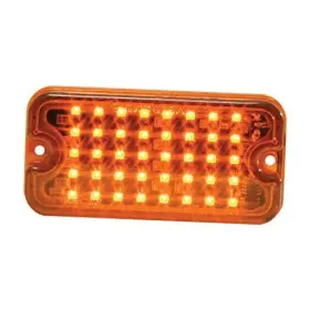 Grand General 81746 Led Light Small Rectangle Multi-strobe 40-s 8 Flash Patt. Amber/amber