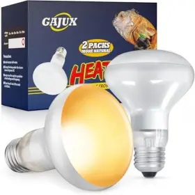 Haceryc B0g4489hm1 Reptile Heat Lamp 2 Pack 100w Basking Bulbs For Reptiles Amphibians L