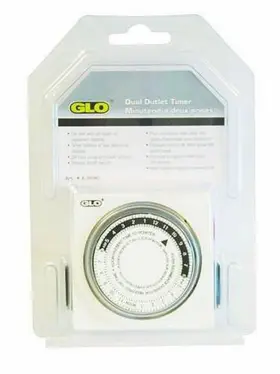 Hagen 015561138901 Glo Dual Timer For T5 Lighting Systems