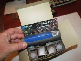 Hagen A-1567 12 Ct Box Aqua Glow 15w/120v Incandescent Aquarium Bulb Blue