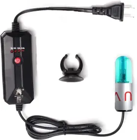 Happygou 445056298293 Aquarium Clean Light 3w Mini With Timer Submersible Green Fish