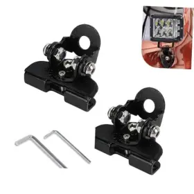 Hugwits Hugmpn4 Led Light Bar Mounting Brackets Adjustable Pillar Hood Work Lamp 2 Pcs Black Hugwits Hugmpn4 Led Light Bar Mounting Brackets Adjustable Pillar Hood Work Lamp 2 Pcs Black