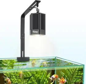 Hygger 445042122168 100w Aquarium Light Full Spectrum Rgb Cob Led Clip On Fish Tank Grow Ligh