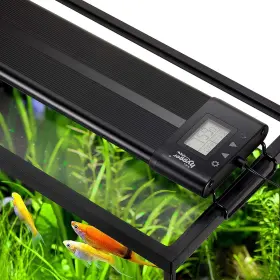 Hygger 688209999983 Auto On Off Led Aquarium Light Extendable 12-55 Inches 7 Colors Sunris