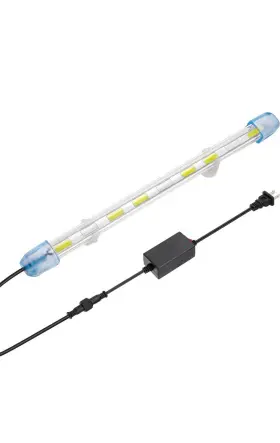 Hygger Hg-022b 24.4 Inch White And Blue Aquarium Fish Tank Submersible 15w Cob Led Light Hg022