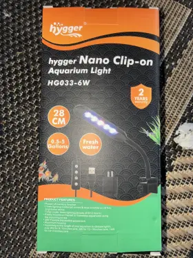 Hygger Hg033-6w Nano Clip-on Aquarium Light Freshwater Led
