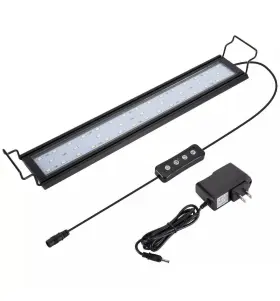 Hygger Hg918 16w Full Spectrum Aquarium Light Aluminum Alloy Shell Extendable 24-30in