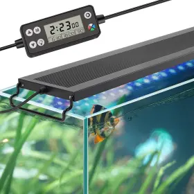 Hygger Hgh999 Auto On Off Led Aquarium Light Full Spectrum Fish Tank With Lcd