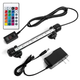 Ikefe 618119963347 7.5 Inch Color Changing Led Fish Tank Aquarium Submersible Light With Remote/colo