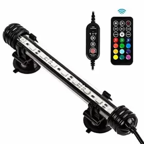 Ikefe 618119963644 7.5 Inch Timer Color Changing Led Fish Tank Aquarium Submersible Light With Remot