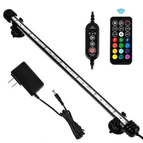 Ikefe 618119963668 15 Inch Timer Color Fish Tank Led Submersible Aquarium Light With Remote/smal