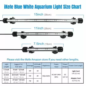 618119963682 IKEFE Submersible Led Aquarium Fish Tank Light #2 618119963682 IKEFE Submersible Led Aquarium Fish Tank Light #2