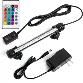 Ikefe Kr5007 Luz Para Pecera Luces Led De Acuario Peceras Colores Sumergible Marino 4 Modos