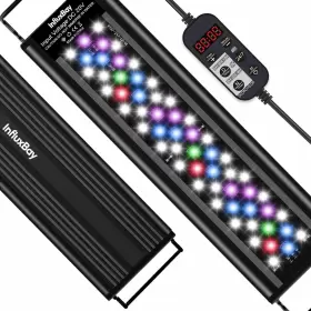 Influxbay 799149691544 Full-spectrum Planted Aquarium Light 24/7 Natural Led Fish Tank With Dayl