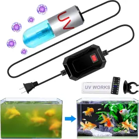 Jahea 313099041084 Aquarium Clean Light 3 W Mini &13w Submersible With Uv Test Card